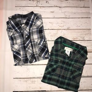 Boys Button Down Shirts Sz 6-7